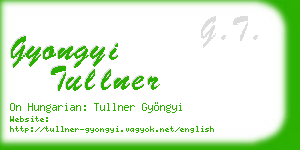 gyongyi tullner business card